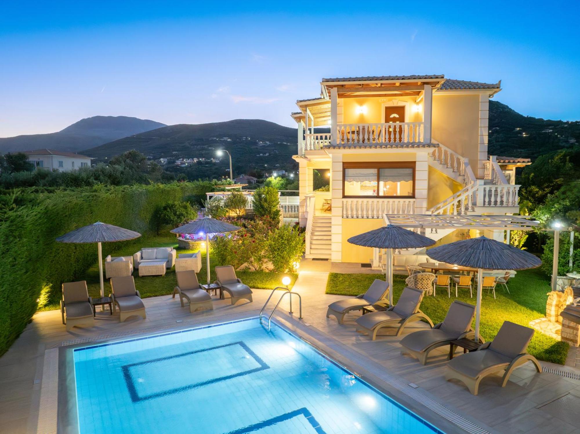Villa Alonia Skala  Bagian luar foto